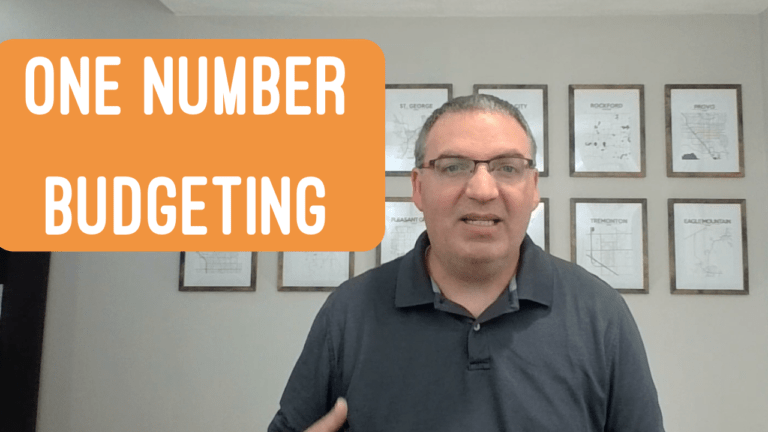 One number budgeting. Our 3 part budgeting course